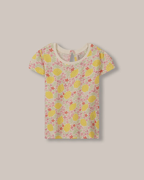 Playera Manga Corta Flores